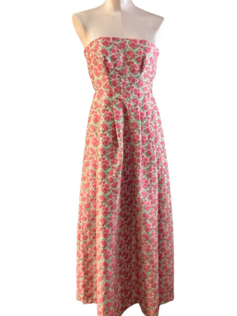 Anthropologie BHLDN Margaret Dress by Tracy Reese | Rose Jacquard Embroidery - Picture 2 of 15